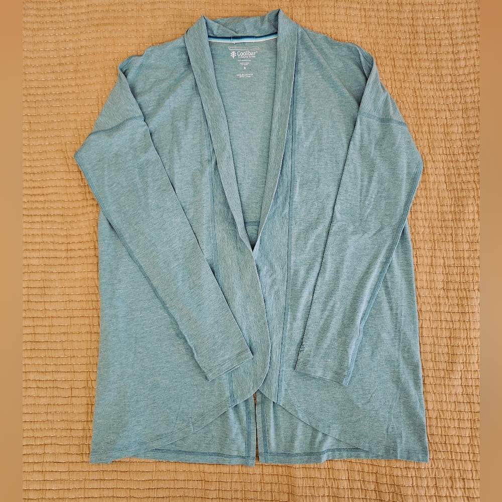 Coolibar Lumaleo Long Sleeve Sun Wrap with Back‎ Slit UPF 50+ Gorpcore